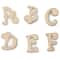 3/4" Curlz Wood Letters, 54ct. by Make Market®